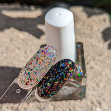 Load image into Gallery viewer, Holo Rainbow Pride Glitter Topper