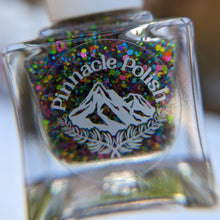 Load image into Gallery viewer, Neon Rainbow Pride Glitter Topper