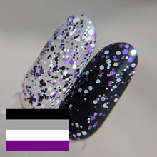 Load image into Gallery viewer, Ace Pride Glitter Topper - REFORMULATED
